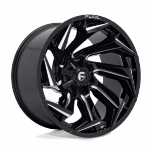 Fuel 1PC FC753 REACTION GLOSS BLACK MILLED - 8X180