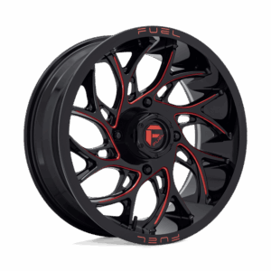 Fuel UTV FV779 RUNNER UTV GLOSS BLACK MILLED CANDY RED - 4X156