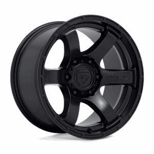 Fuel 1PC FC766 RUSH SATIN BLACK - 5X5.0