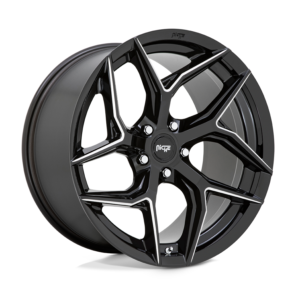 Niche 1PC NC266 TORSION GLOSS BLACK MILLED - 5X112