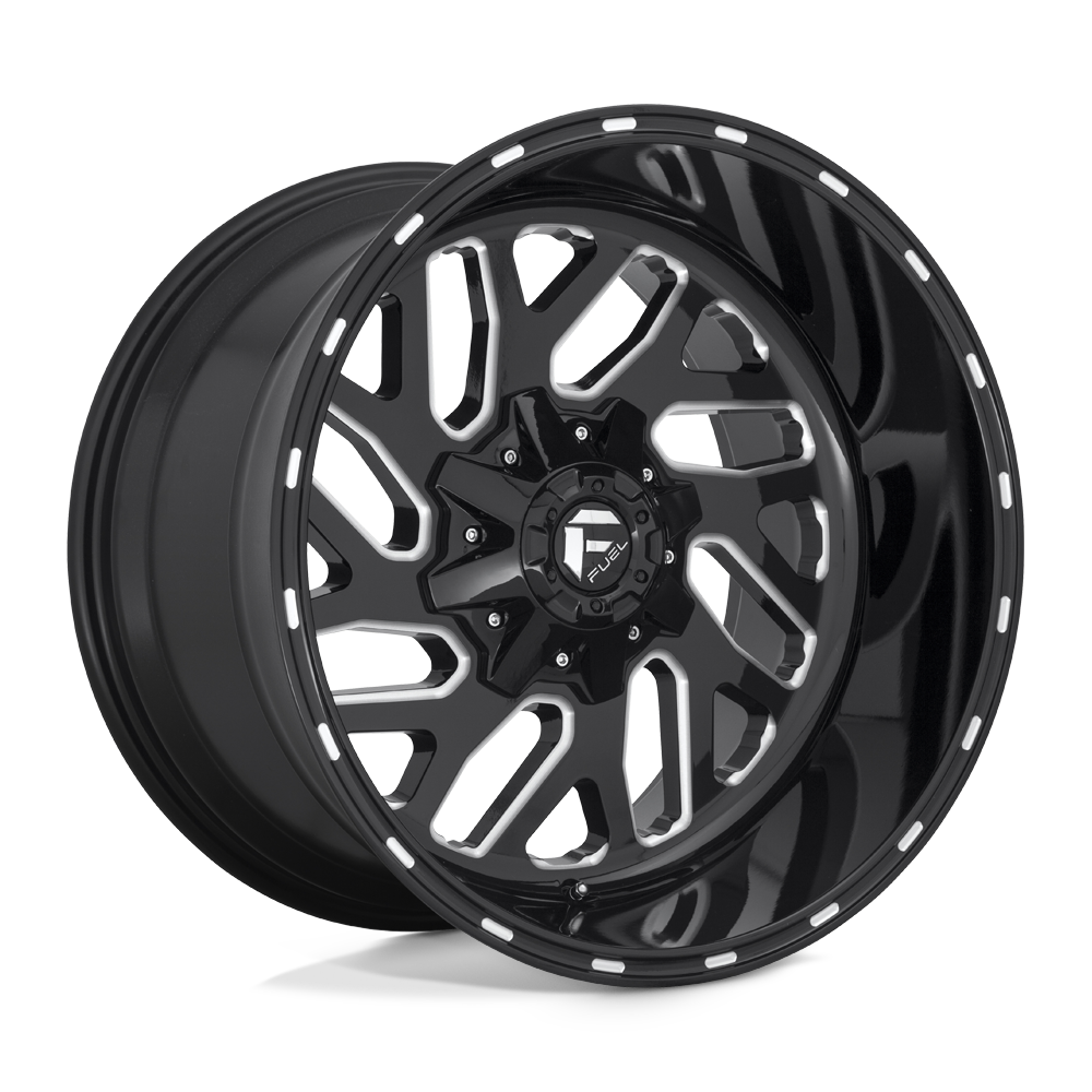 Fuel 1PC FC581 TRITON GLOSS BLACK MILLED - 6X120