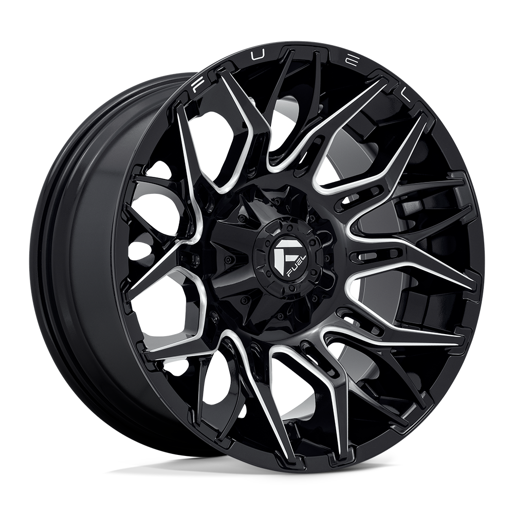 Fuel 1PC FC769 TWITCH GLOSSY BLACK MILLED - 6X135/5.5