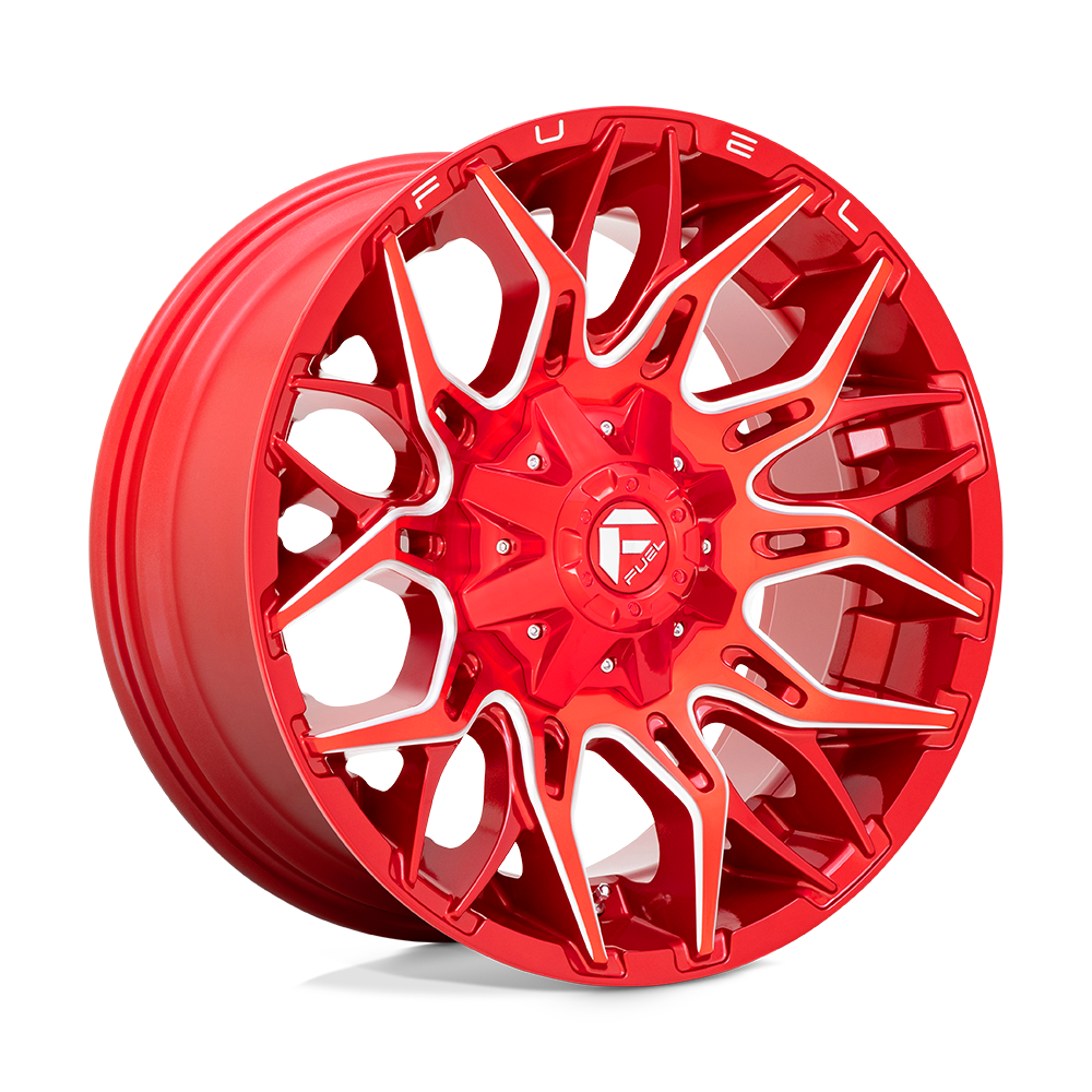 Fuel 1PC FC771 TWITCH CANDY RED MILLED - 8X6.5