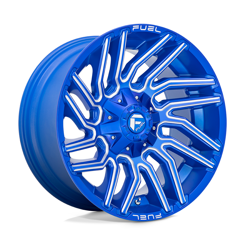 Fuel 1PC FC774 TYPHOON ANODIZED BLUE MILLED - 6X135/5.5