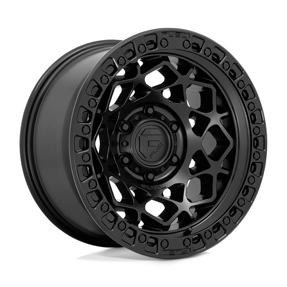 Fuel 1PC FC786 UNIT MATTE BLACK WITH MATTE BLACK RING - 6X5.5