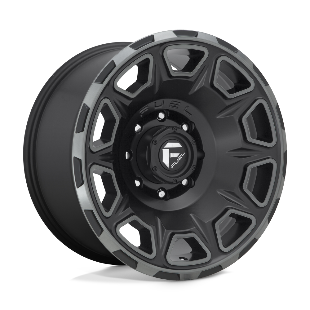 Fuel 1PC FC686 VENGEANCE MATTE BLACK DOUBLE DARK TINT - 8X180