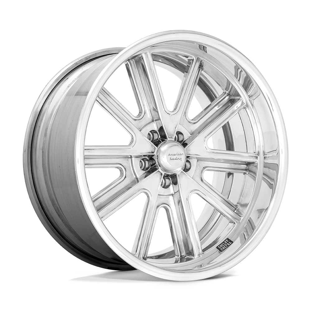 American Racing Vintage VN407 COBRA SL TWO-PIECE POLISHED CENTER POLISHED BARREL - BLANK