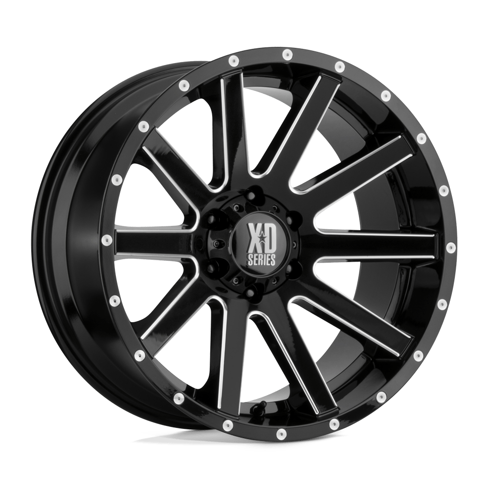 XD XD818 HEIST SATIN BLACK MILLED - 6X135
