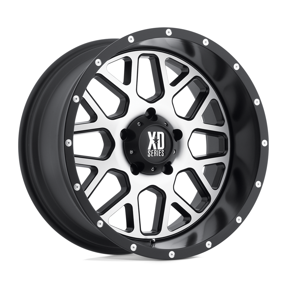 XD XD820 GRENADE SATIN BLACK MACHINED FACE - 6X130
