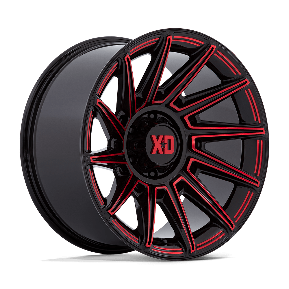 XD XD867 SPECTER GLOSS BLACK WITH RED TINT - 8X6.5