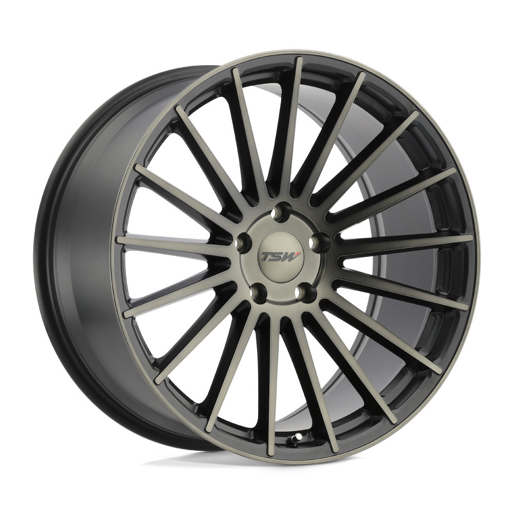 TSW TWLCU LUCO MATTE BLACK W/ MACHINE FACE & DARK TINT - 5X120