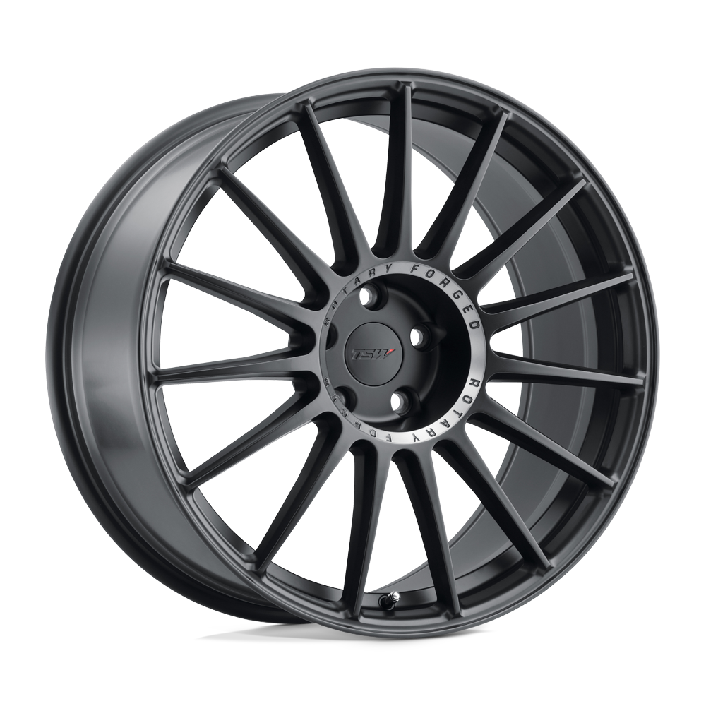 TSW TWPDK PADDOCK SEMI GLOSS BLACK W/ MACHINED TINTED RING - 5X112