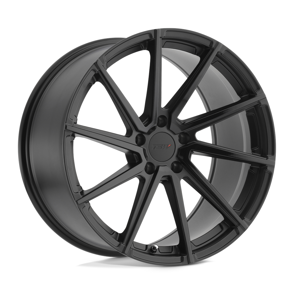 TSW TWWAT WATKINS DOUBLE BLACK - MATTE BLACK W/ GLOSS BLACK FACE - 5X120