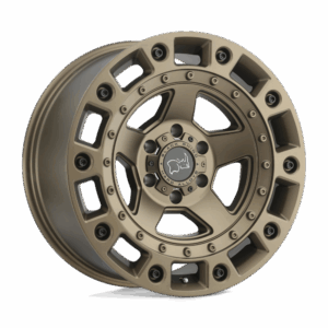 Black Rhino Hard Alloys BRCNC CINCO BRONZE W/ BLACK BOLTS - 6X5.5