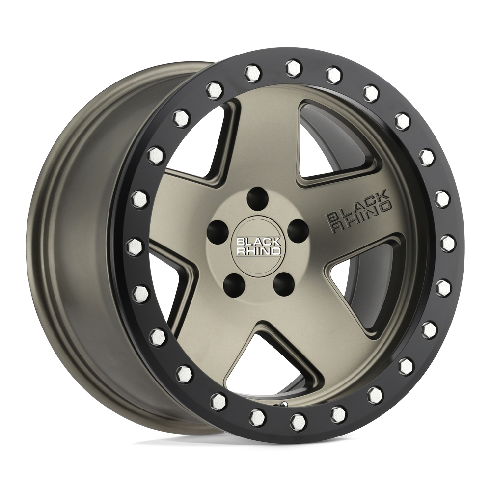 Black Rhino Hard Alloys BRCRL CRAWLER MATTE BRONZE W/ BLACK RING - 6X120