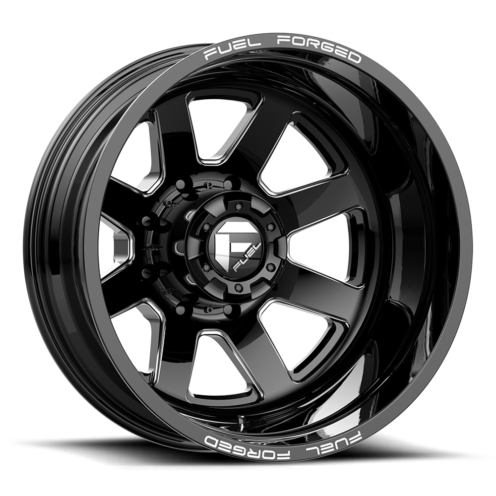 Fuel Mono FM009 FF09D DUALLY MATTE BLACK MILLED - 8X210