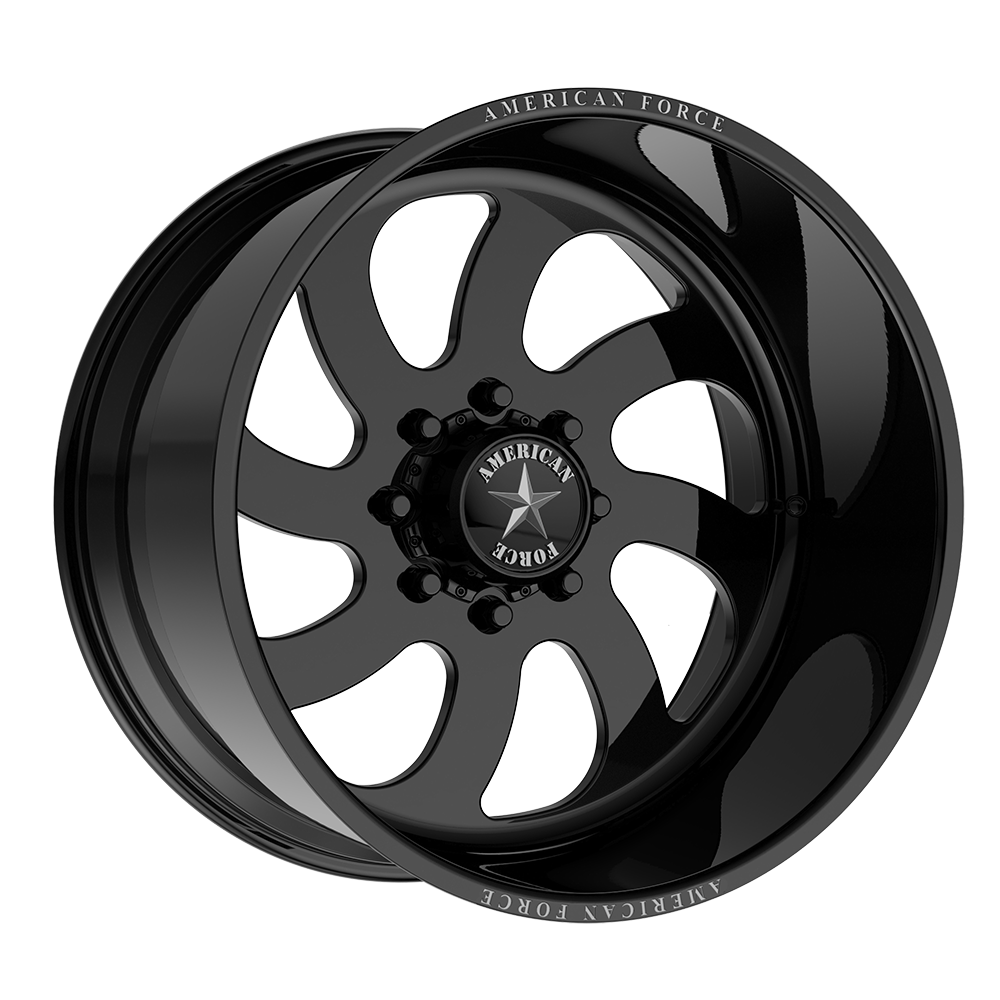American Force AW76L BLADE GLOSS BLACK MACHINED - 8X6.5