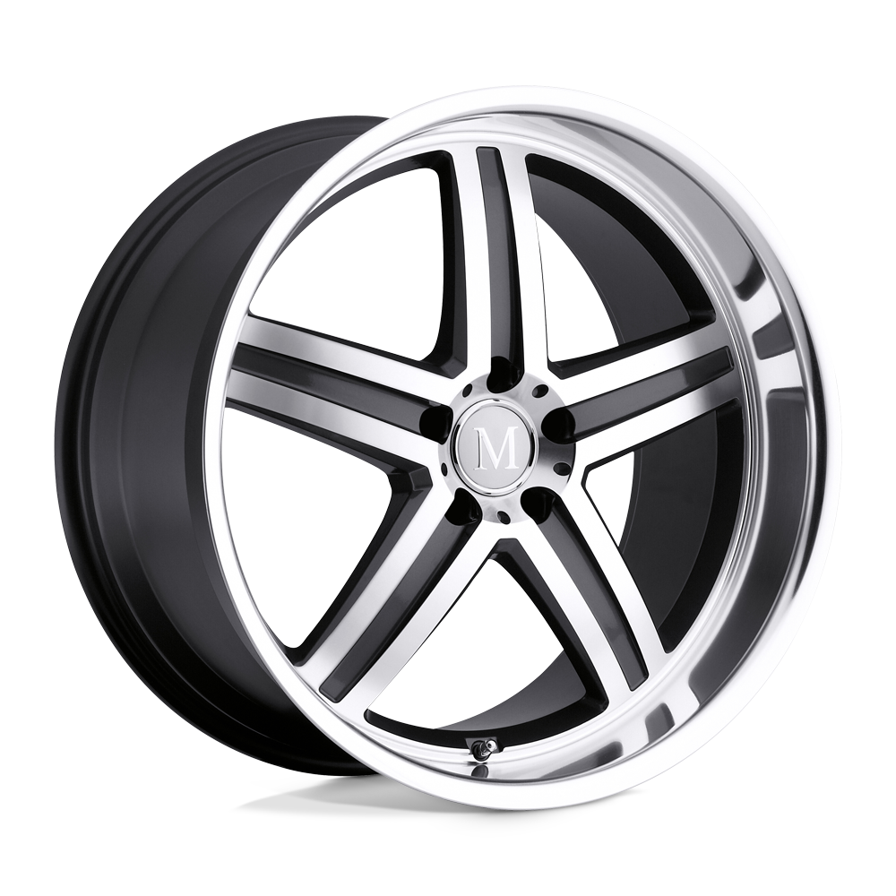 Mandrus MNMAH MANNHEIM GUNMETAL W/ MIRROR CUT FACE & LIP - 5X112