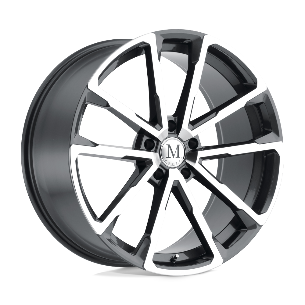 Mandrus MNWLF WOLF GLOSS GUNMETAL W/ MIRROR CUT FACE - 5X130