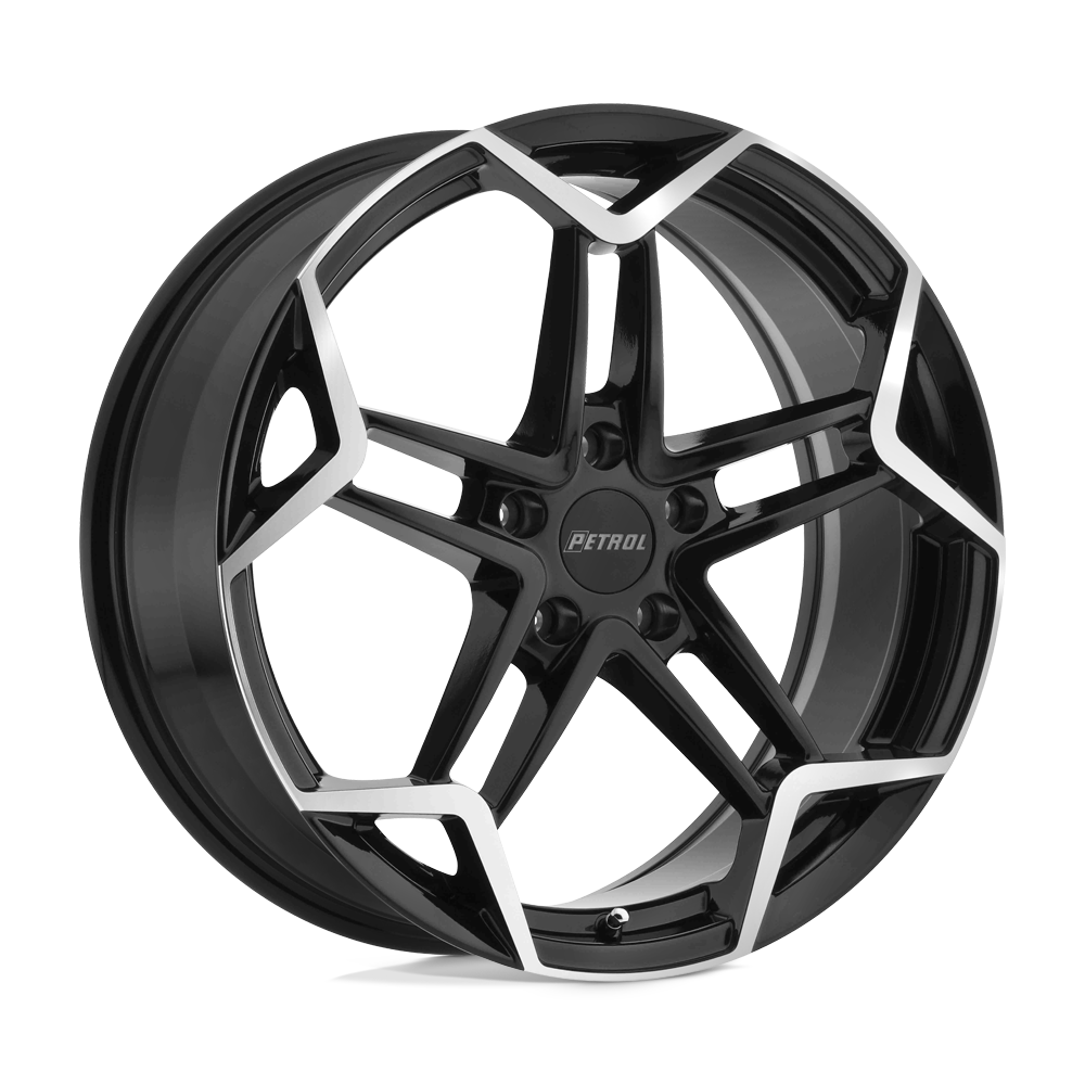 Petrol PEP1A P1A GLOSS BLACK W/ MACHINED CUT FACE - 5X112