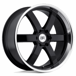 Black Rhino Hard Alloys BRPND PONDORA GLOSS BLACK W/ MACHINE RING - 6X5.5