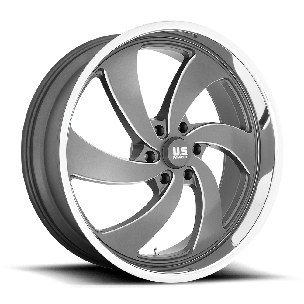US Mag 1PC UC133 DESPERADO ANTHRACITE MILLED DIAMOND CUT MILLED - 6X5.5